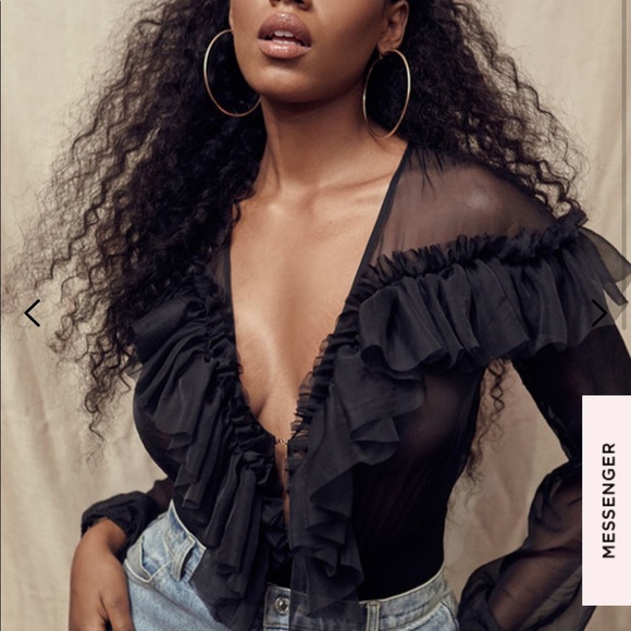 Ruffle bodysuit - Picture 3 of 11